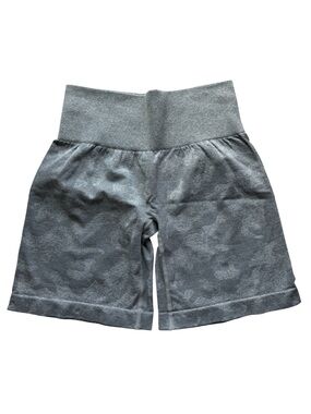 NVGTN Gray Camo Stretch-Waist Kids Shorts